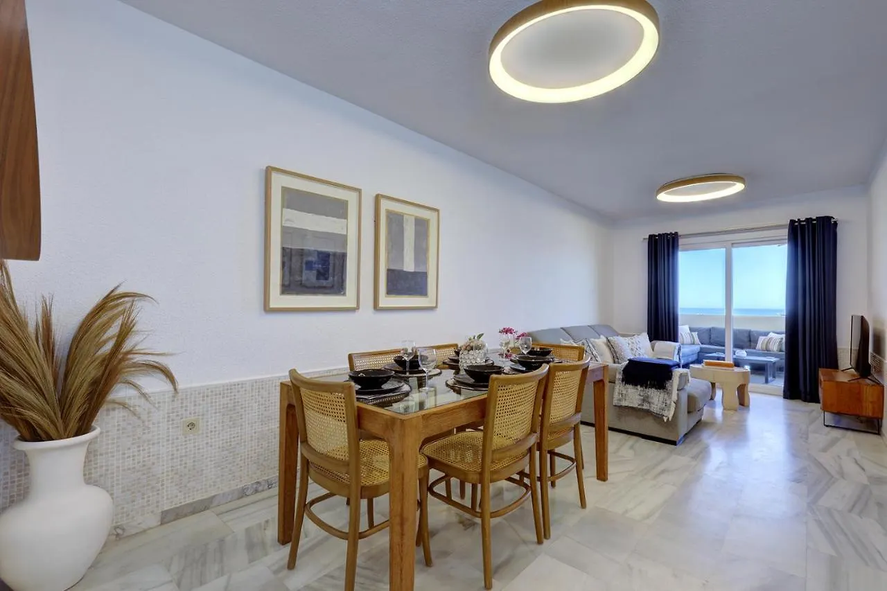 Front Row Penthouse Apartment On Carvajal Beach Fuengirola Spain